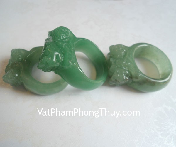 Nhẫn Tỳ hưu đá ngọc Đông Linh nguyên chiếc S448 1 nhan ty huu dong linh s448 Nhẫn Tỳ hưu đá ngọc Đông Linh nguyên chiếc S448 1
