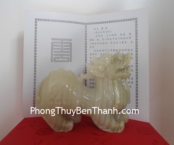 ty huu bac kinh xanh 02 Tỳ hưu Bắc Kinh đá Cẩm thạch,công danh tấn tới, sự nghiệp vững vàng, thăng quan tiến chức BKX M