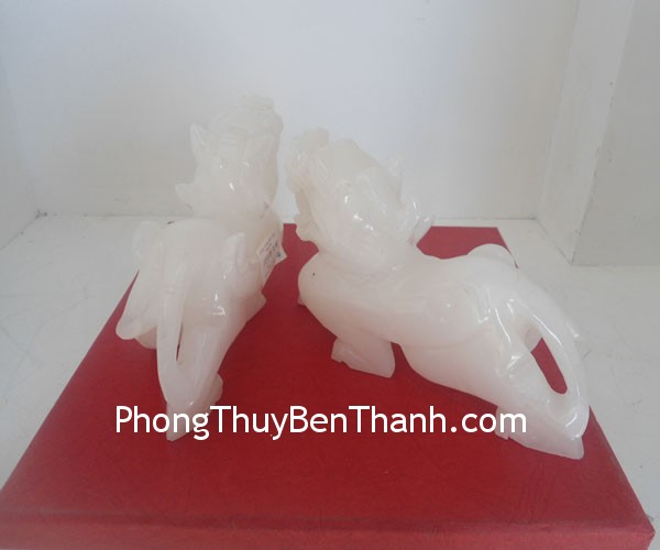 ty huu bach ngoc bn06 02 Tỳ hưu Bạch ngọc nhỏ, thu hút vận may cho gia chủ, gia tài tăng lộc, trấn trạch BN06