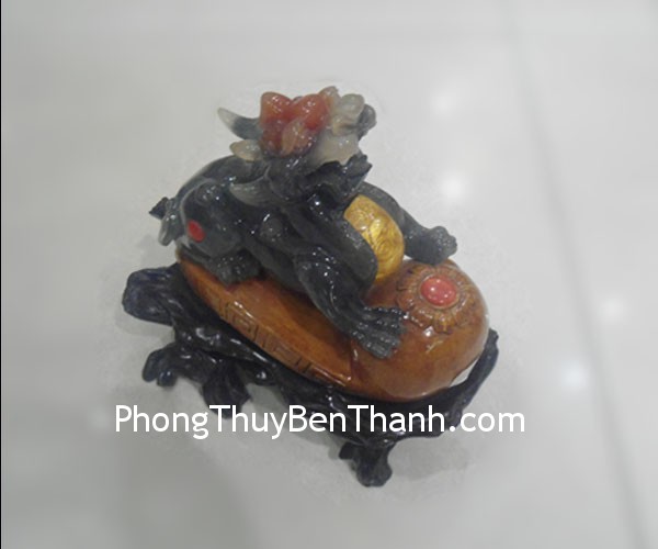 ty huu f030 Tỳ hưu trên gậy như ý vượng tài, gia tăng tài lộc, công việc thuận lợi, suôn sẻ, như ý F030