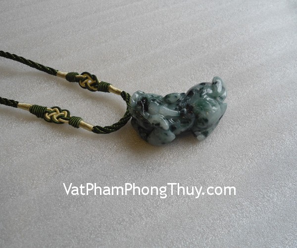 Tỳ hưu ngọc Phỉ Thúy vân xanh đen (Vân Nam, Miến Điện) S957 5130 ty huu phi thuy s957 5130k 1 Tỳ hưu ngọc Phỉ Thúy vân xanh đen (Vân Nam, Miến Điện) S957 5130